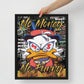 Scrooge McDuck: 'No Money No Funny' - Cool Framed Wall Canvas - KingKanvas