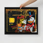 Framed Wall Canvas - American Express Card with Scrooge McDuck - Hustling, Eyes on the Prize, Just Do It - KingKanvas