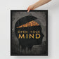 Open Your Mind" Framed Canvas Wall Art for a Brighter Home Decor - KingKanvas