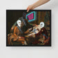 Modern Renaissance: Urban-themed Framed Wall Art Canvas - KingKanvas