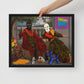 Renaissance Revival: Urban Chic Framed Wall Art Canvas - KingKanvas