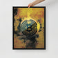 Golden Bitcoin Crypto Wall Art Canvas - KingKanvas