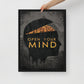 Open Your Mind" Framed Canvas Wall Art for a Brighter Home Decor - KingKanvas