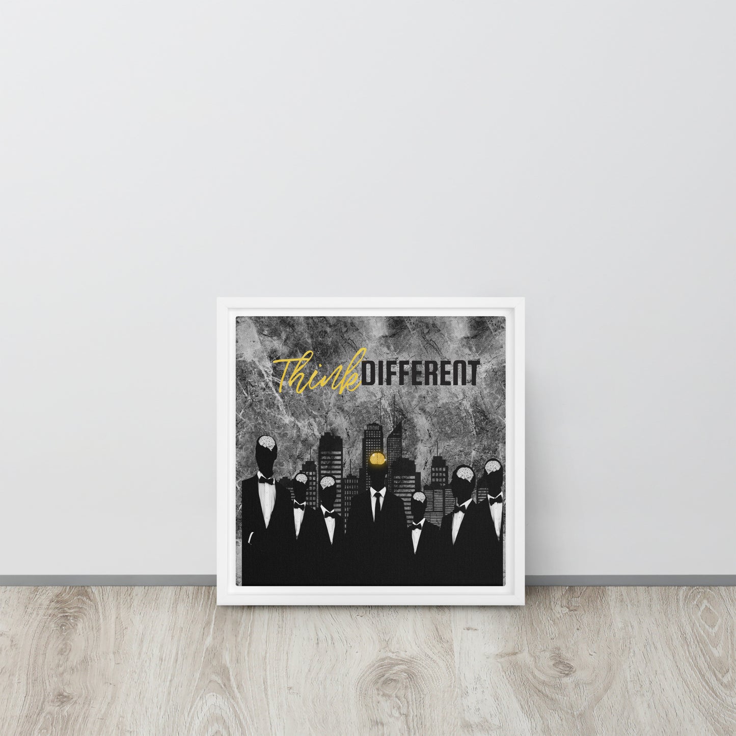 Motivational Wall Canvas - Think Different | Home Decor | Office Decor - KingKanvas