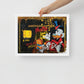 Framed Wall Canvas - American Express Card with Scrooge McDuck - Hustling, Eyes on the Prize, Just Do It - KingKanvas