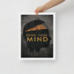 Open Your Mind" Framed Canvas Wall Art for a Brighter Home Decor - KingKanvas