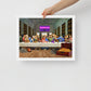 The Ultimate Gathering: Urban Last Supper Framed Wall Art Canvas - KingKanvas