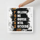 Framed Canvas Wall Art: FOCUS - Follow One Course Until Success - KingKanvas