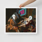 Modern Renaissance: Urban-themed Framed Wall Art Canvas - KingKanvas