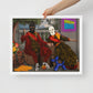 Renaissance Revival: Urban Chic Framed Wall Art Canvas - KingKanvas