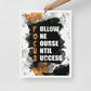 Framed Canvas Wall Art: FOCUS - Follow One Course Until Success - KingKanvas
