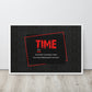 Time - ''The Most Valuable Thing You Can Spend, Waste, Give'' - Inspiring Framed Wall Art Print Canvas - KingKanvas